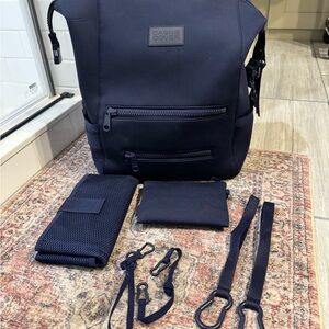 Dagne Dover Large Indi Backpack Diaper Bag Navy Storm
